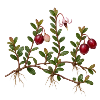 Großfrüchtige Moosbeere, Beispielillustration