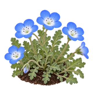 Hainblume, Beispielillustration