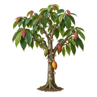Kakaobaum, Beispielillustration