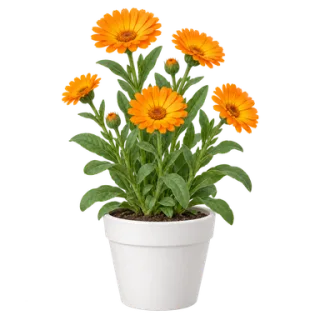Pot Marigold, representative illustration