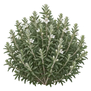 Coastal rosemary, representative illustration
