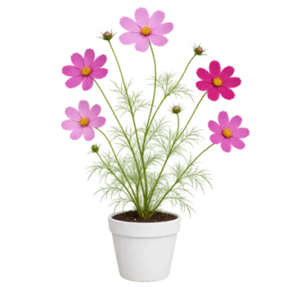 Garden Cosmos, representative illustration