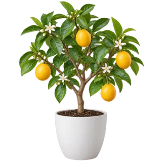 Meyer Lemon, representative illustration