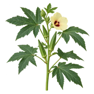 Okra, representative illustration