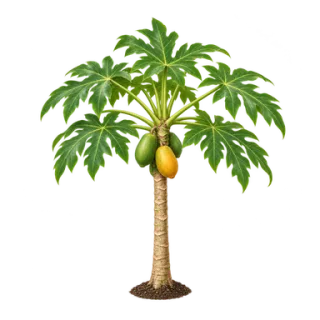 Papaya, Beispielillustration