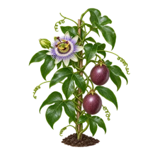 Passionsfrucht, Beispielillustration