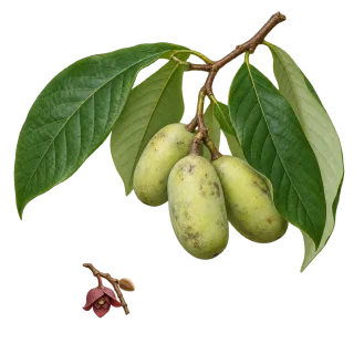 Pawpaw, representative illustration