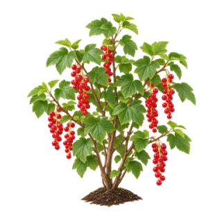 Rote Johannisbeere, Beispielillustration