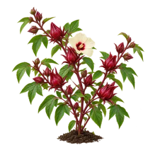 Roselle, Beispielillustration