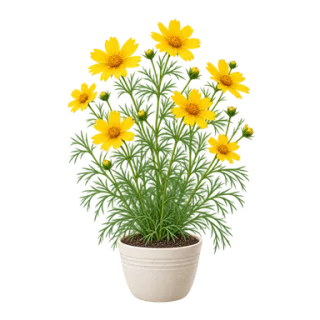 Quirlblättriges Mädchenauge, Beispielillustration